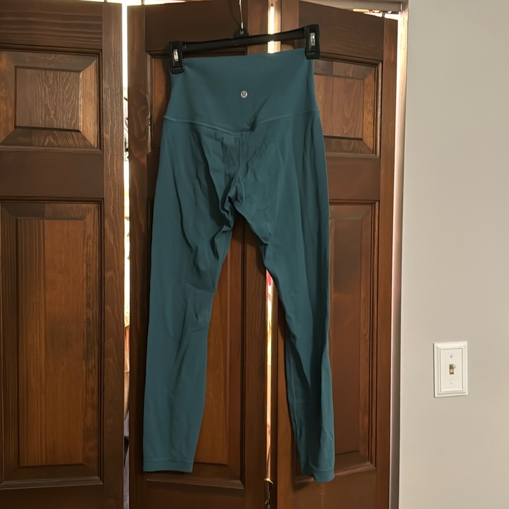 lululemon align leggings 25” teal
